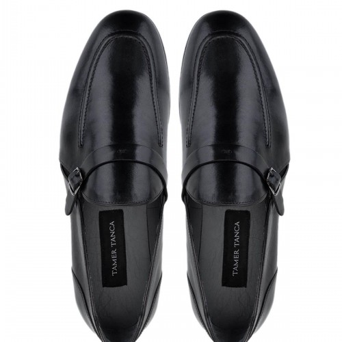 Erkek Hakiki Deri Siyah Loafer Ayakkabı Erkek Hakiki Deri Siyah Loafer Ayakkabı