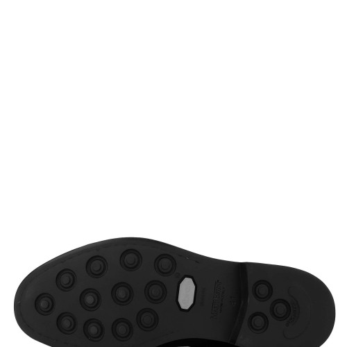 Mario Bruni Erkek Hakiki Deri Siyah Casual Bot