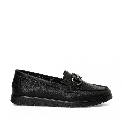 İnci Avila 5Fx Siyah Kadın Loafer