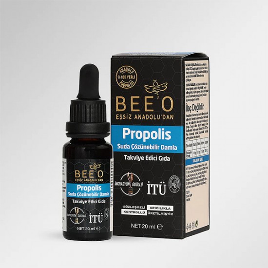 BEEO Suda Çözünebilir Propolis Damla Paketi 5'li BEEO Suda Çözünebilir Propolis Damla Paketi 5'li