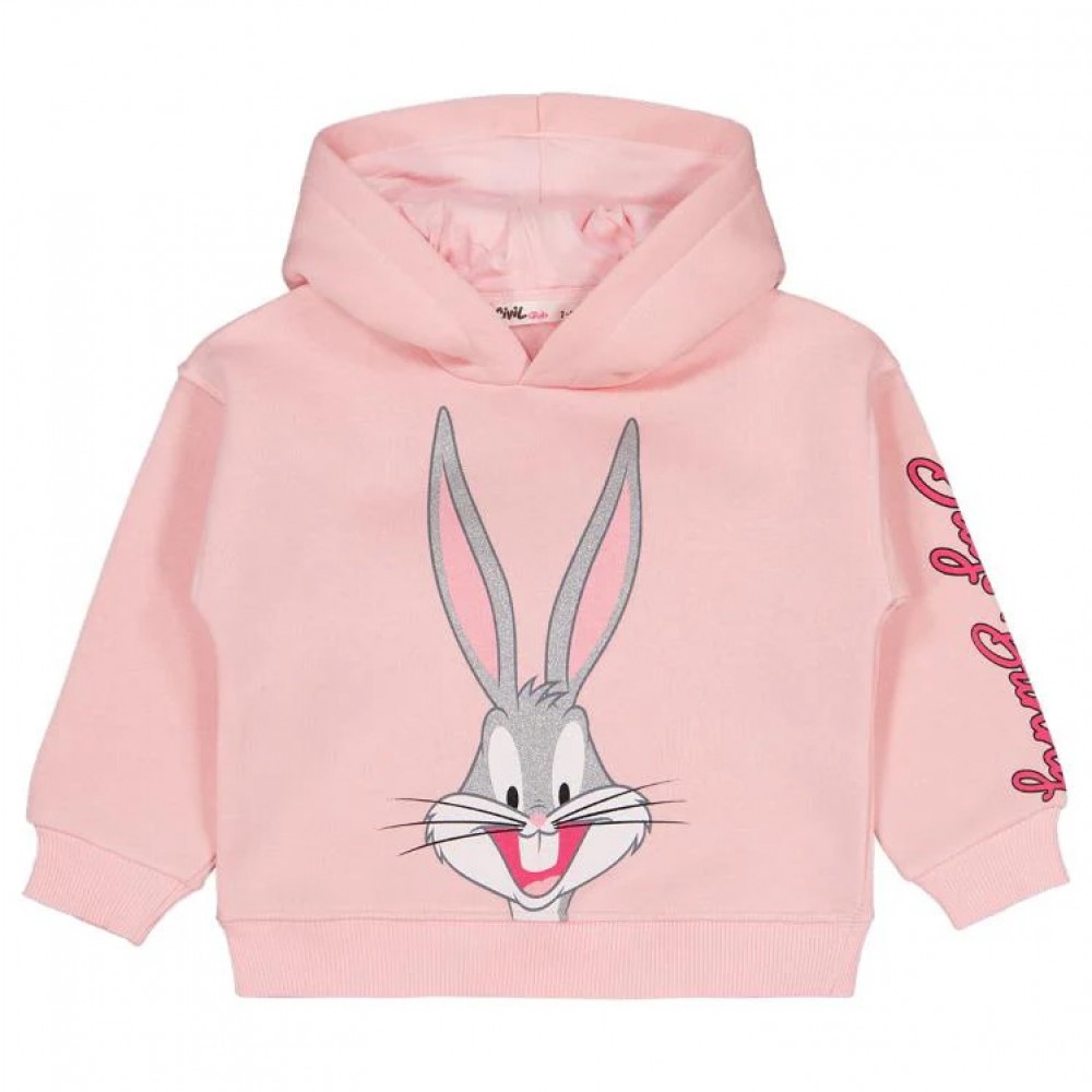 Bugs Bunny 2-5 Yaş Sweatshirt - Pembe