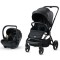 Çift Yönlü Travel Sistem Bebek Arabası Black