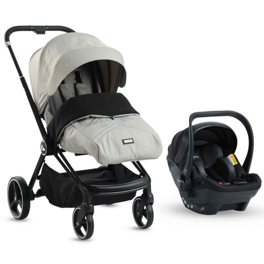 Çift Yönlü Travel Sistem Bebek Arabası Grey
