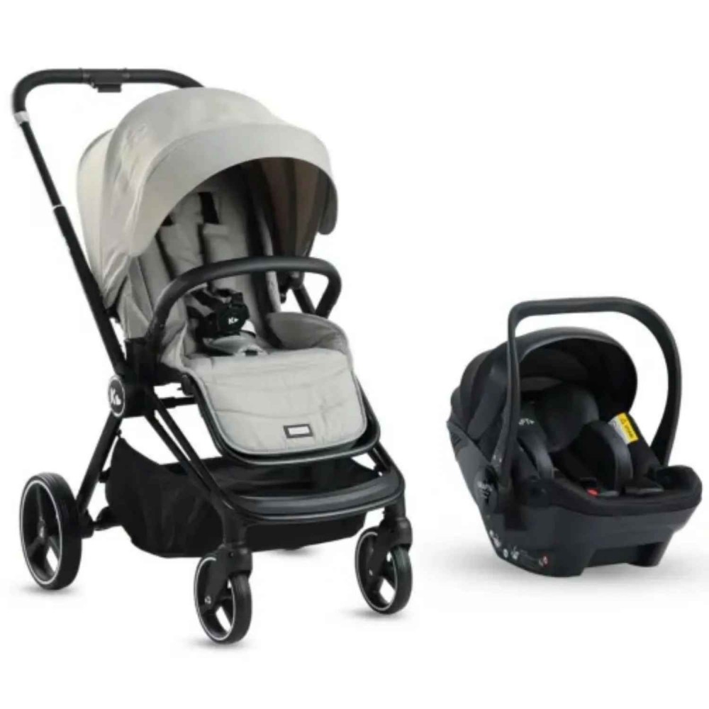 Çift Yönlü Travel Sistem Bebek Arabası Grey