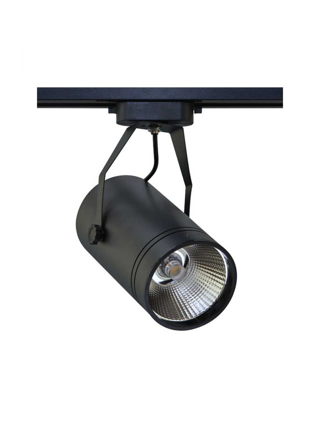 ACK AD30-01911 4000K Ilık Beyaz 30W Siyah Kasa Monofaze Cob Led Ray Spot Armatür