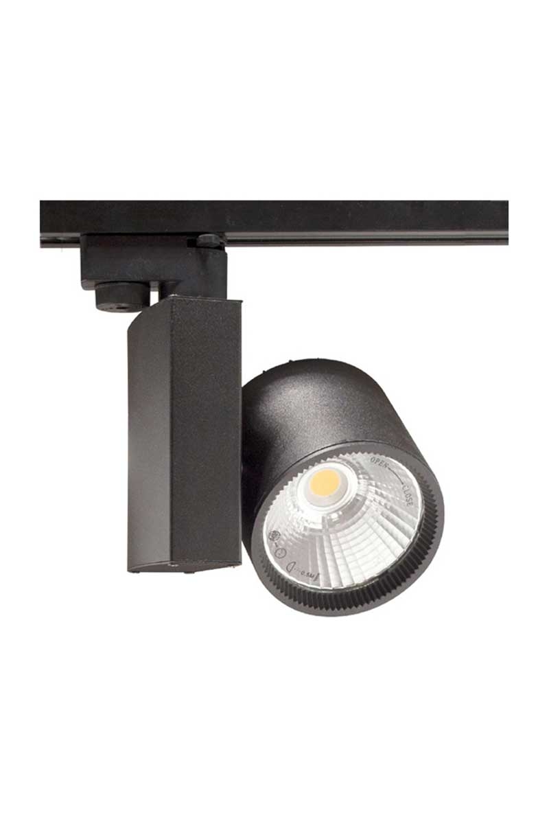 ACK AD30-04031 6500K Beyaz 30W Siyah Kasa Cob Led Ray Spot Armatür