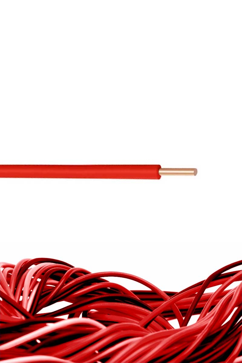 Öznur H07V-U Kırmızı 1,5 NYA Kablo 100mt Öznur H07V-U Kırmızı 1,5 NYA Kablo 100mt