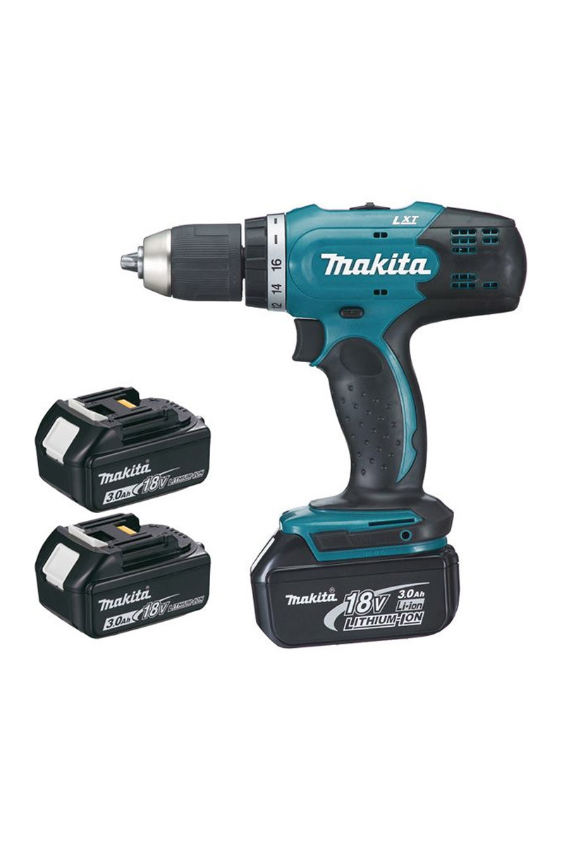Makita DDF453SFE3 18V Li Üç Akülü Darbesiz Matkap Vidalama