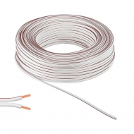 2x0,75 mm Beyaz Yassı Kordon Kablo 100 metre 2x0,75 mm Beyaz Yassı Kordon Kablo 100 metre