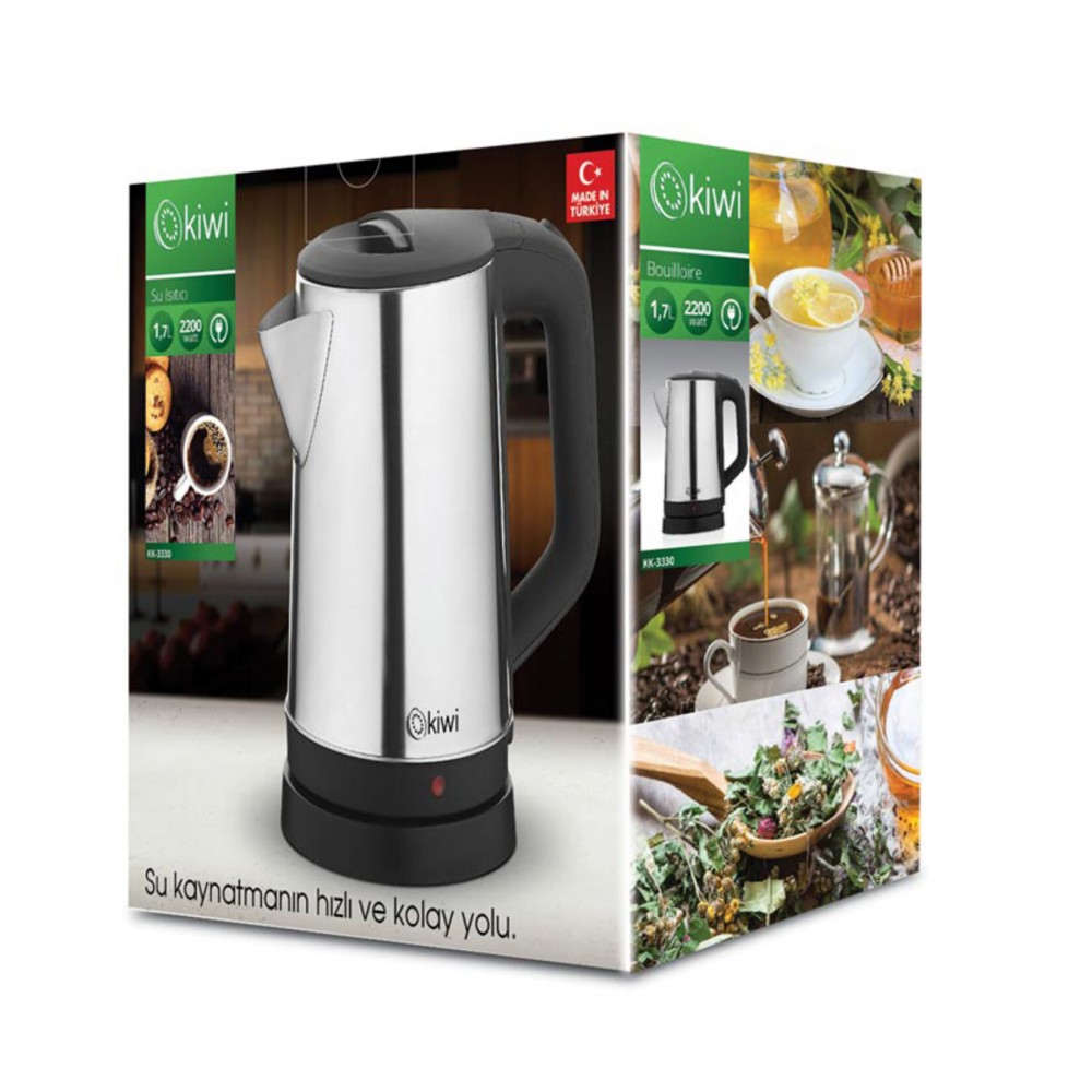 Kiwi KK-3330 Çelik Su Isıtıcı