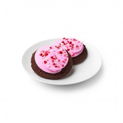 Sevgililer Günü Pembe Buzlu Çikolatalı Kurabiye