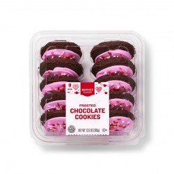 Sevgililer Günü Pembe Buzlu Çikolatalı Kurabiye