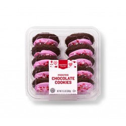 Sevgililer Günü Pembe Buzlu Çikolatalı Kurabiye