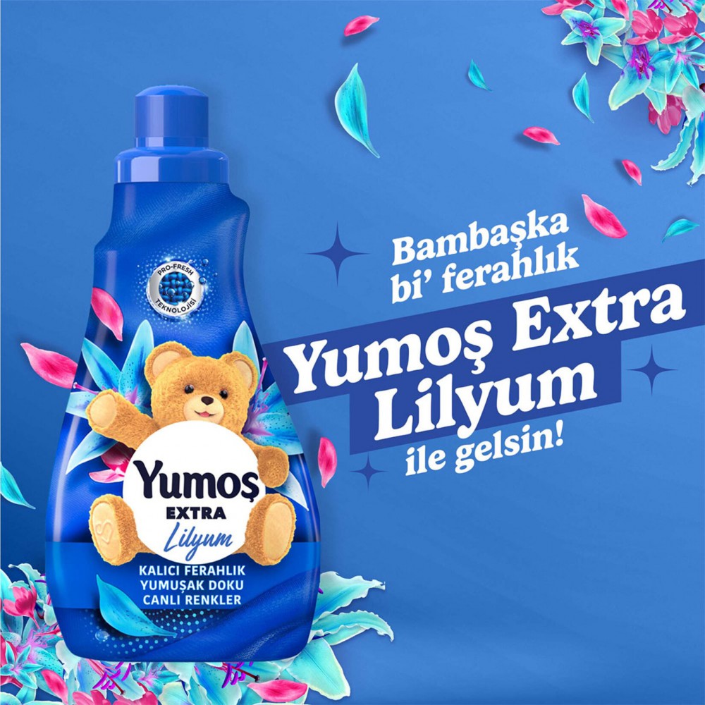 Yumoş Extra Konsantre Çamaşır Yumuşatıcı Lilyum 1008 ml 42 Yıkama