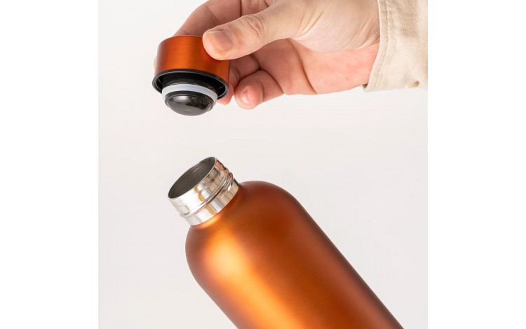 500 ml Geri Dönüştürülmüş Paslanmaz Çelik Termos Şişe - Çift Duvarlı