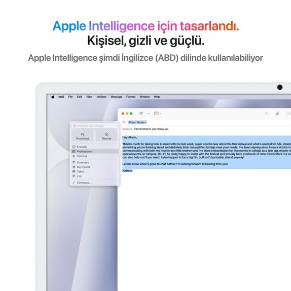 iMac 2021 M1 8cpu 8gpu 16GB 512SSD 24" 4.5k Mavi All In One MGPL3TUA1