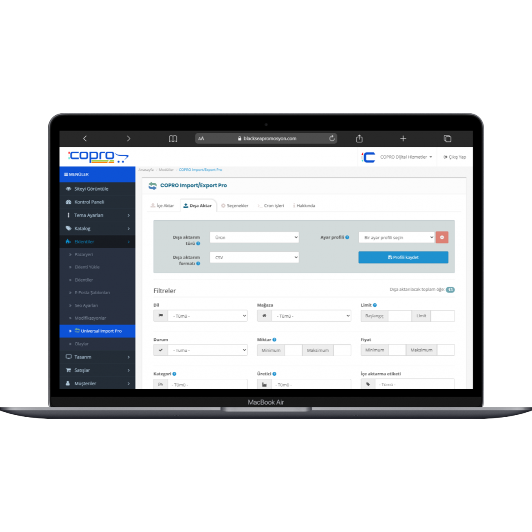 Universal Import/Export Pro