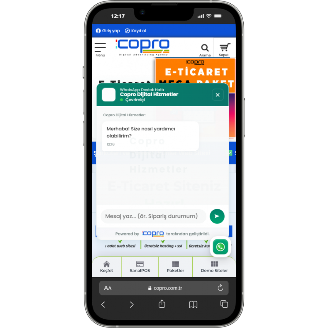 Opencart WhatsApp Uygulaması V3 Opencart WhatsApp Uygulaması V3