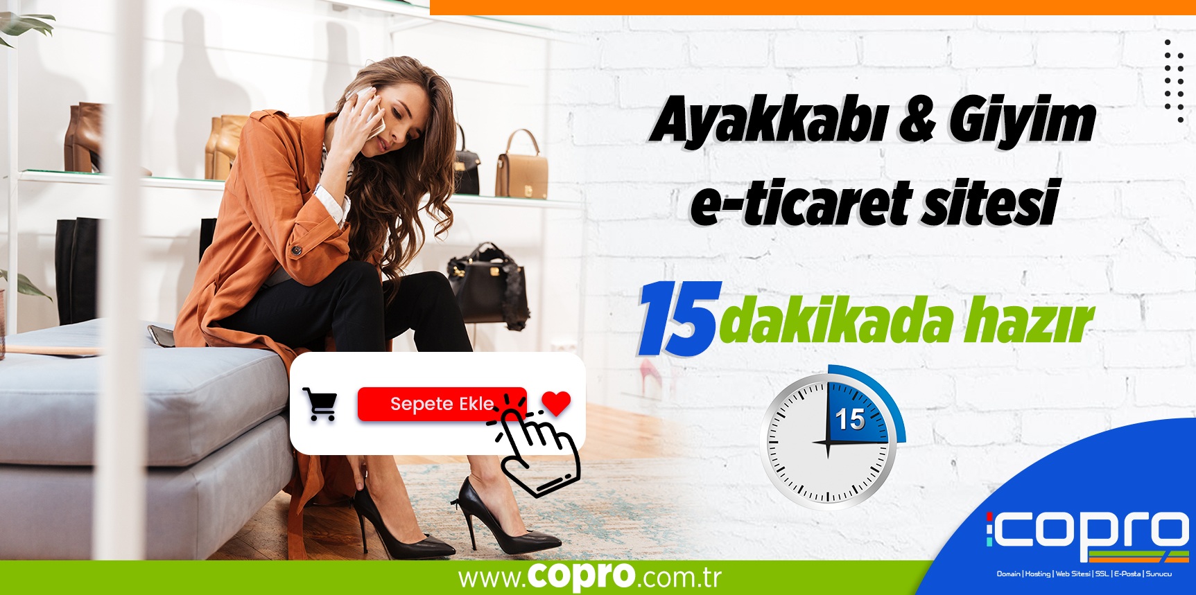 Ayakkabı ve Giyim Sektörü İçin E-Ticaret Web Sitesi