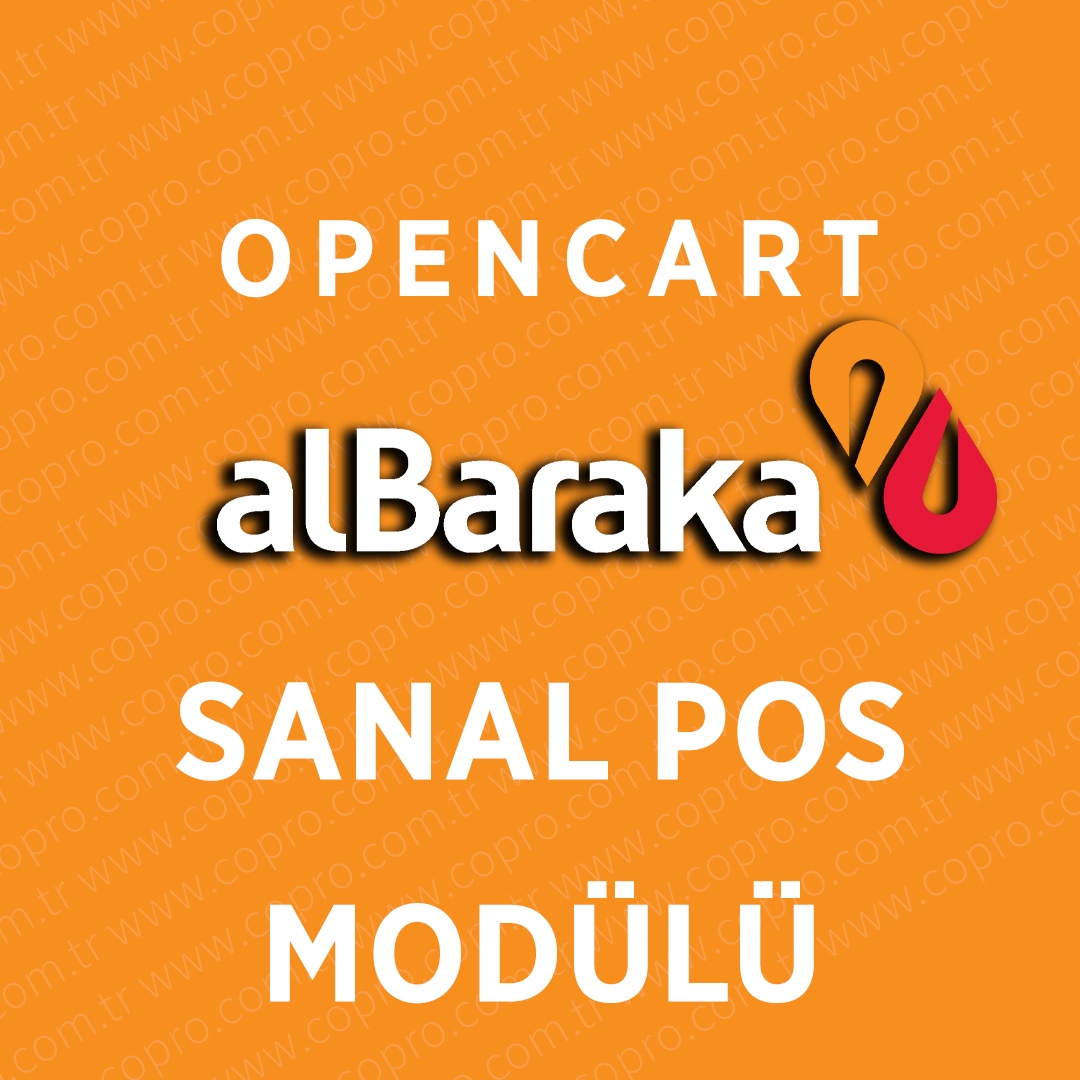 Opencart AlbarakaTürk Sanal Pos Modülü Opencart AlbarakaTürk Sanal Pos Modülü