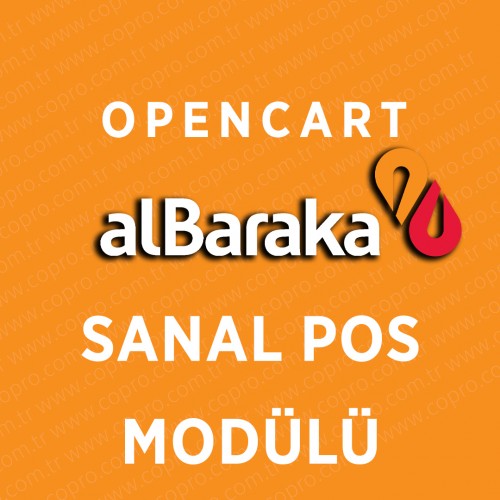 Opencart AlbarakaTürk Sanal Pos Modülü Opencart AlbarakaTürk Sanal Pos Modülü