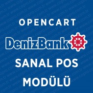 Opencart DenizBank Sanal Pos Modülü Opencart DenizBank Sanal Pos Modülü