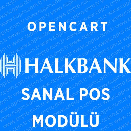 Opencart Halk Bankası Sanal Pos Modülü Opencart Halk Bankası Sanal Pos Modülü