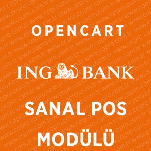 Opencart ING Bankası Sanal Pos Modülü Opencart ING Bankası Sanal Pos Modülü