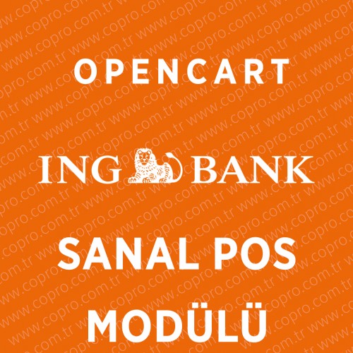 Opencart ING Bankası Sanal Pos Modülü Opencart ING Bankası Sanal Pos Modülü