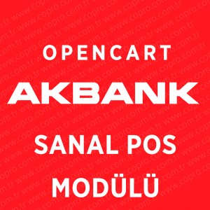 Opencart Akbank Sanal Pos Modülü Opencart Akbank Sanal Pos Modülü