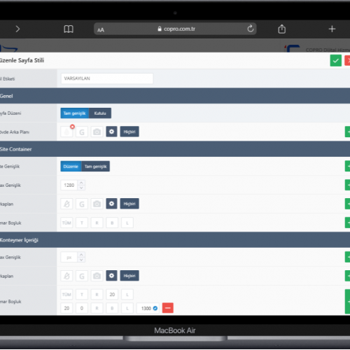 Tamamen Türkçeleştirilmiş Journal 3 Admin Paneli