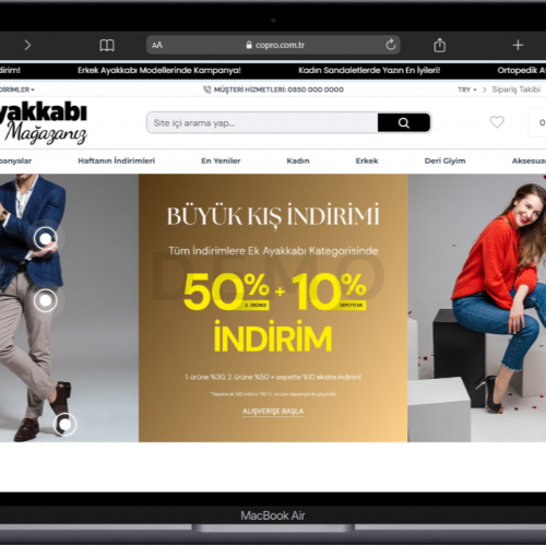 Ayakkabı Satışı E-Ticaret Web Sitesi Ayakkabı Satışı E-Ticaret Web Sitesi