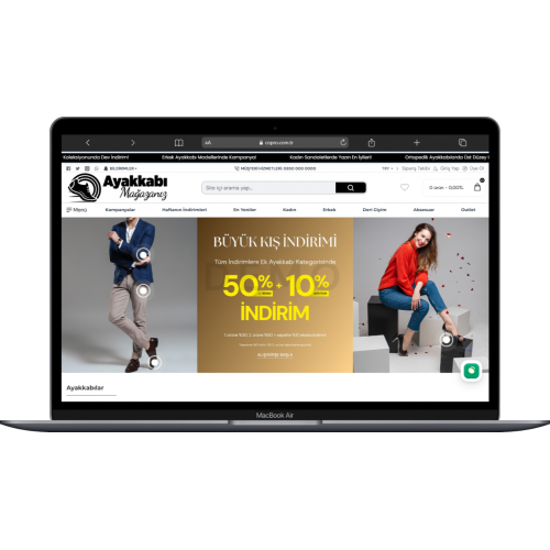 Ayakkabı Satışı E-Ticaret Web Sitesi Ayakkabı Satışı E-Ticaret Web Sitesi