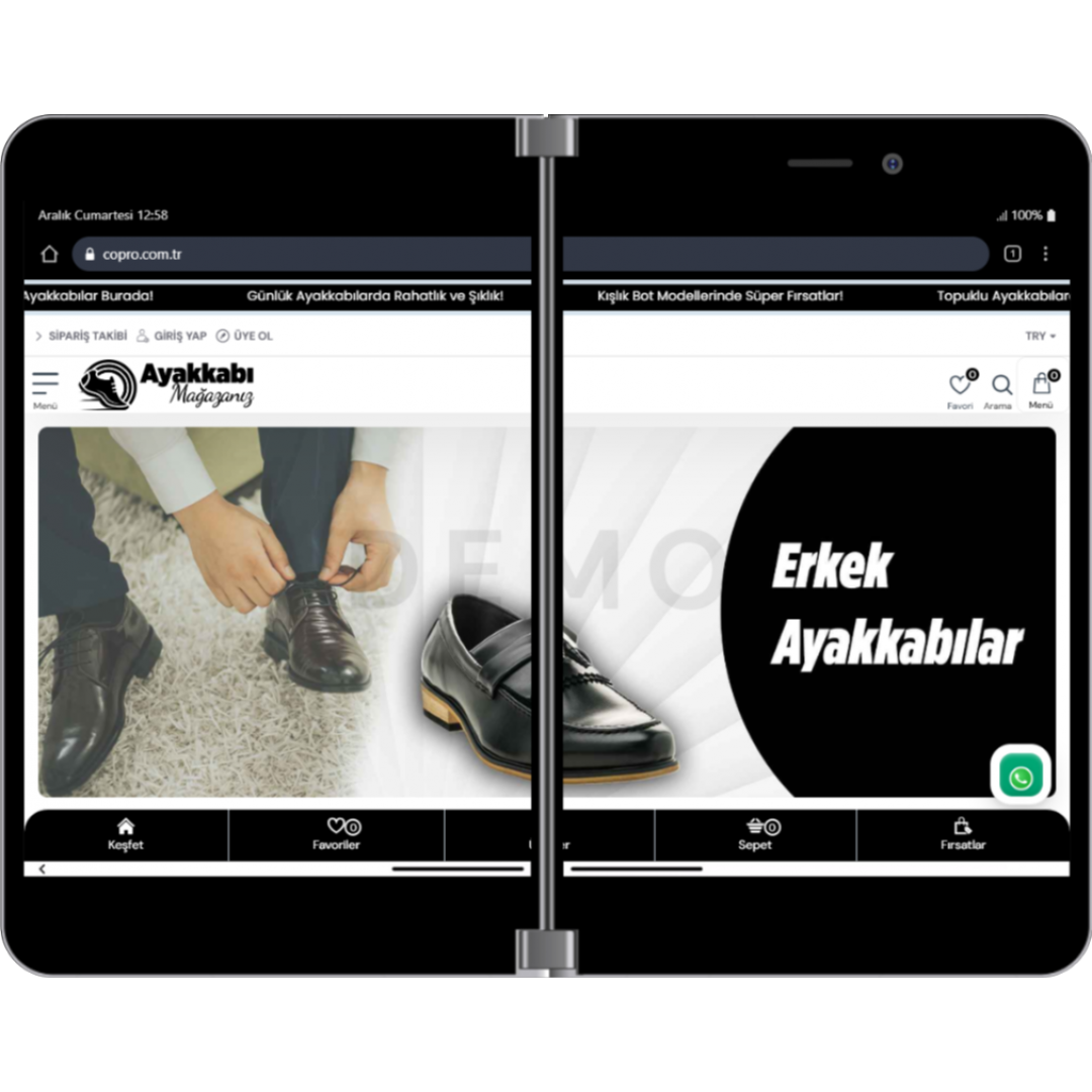 Ayakkabı Satışı E-Ticaret Web Sitesi