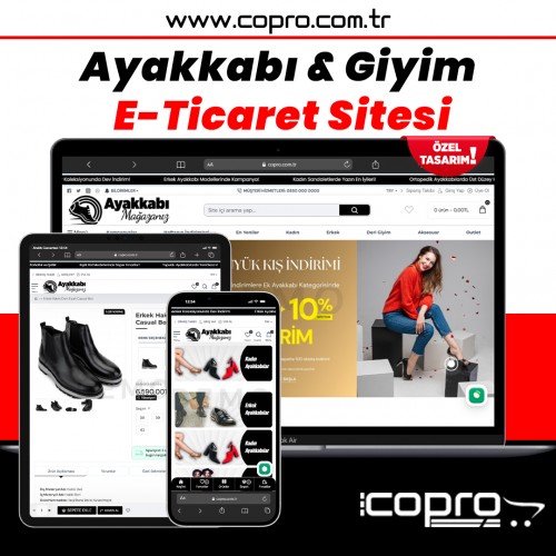 Ayakkabı Satışı E-Ticaret Web Sitesi Ayakkabı Satışı E-Ticaret Web Sitesi