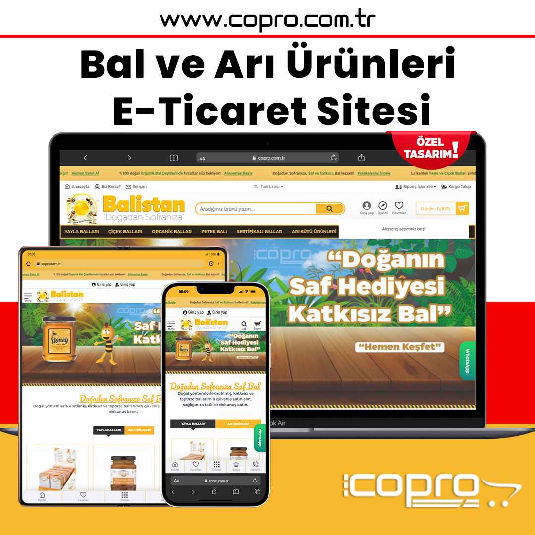 Bal ve Arı Ürünleri E-Ticaret Sitesi Bal ve Arı Ürünleri E-Ticaret Sitesi