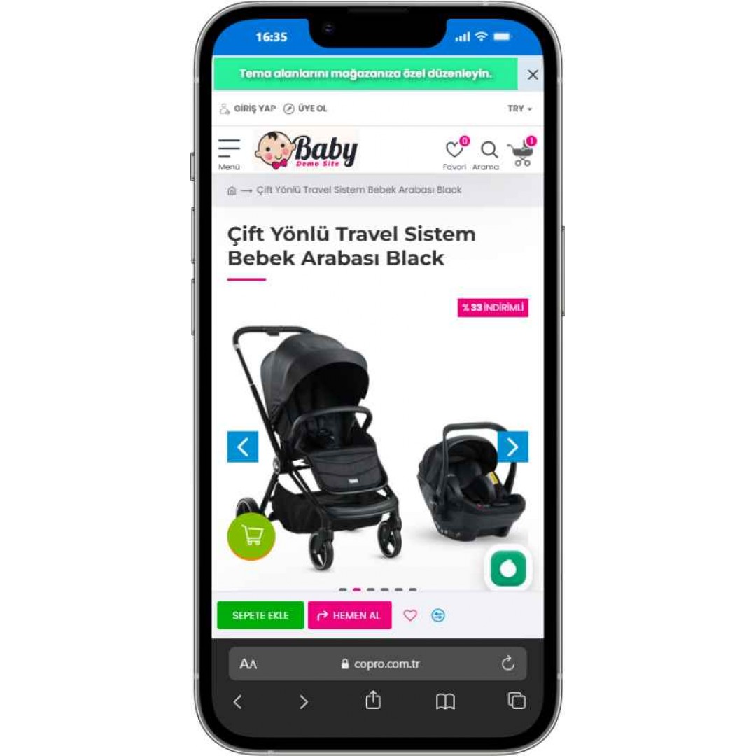 Bebek Ürünleri E-Ticaret Sitesi