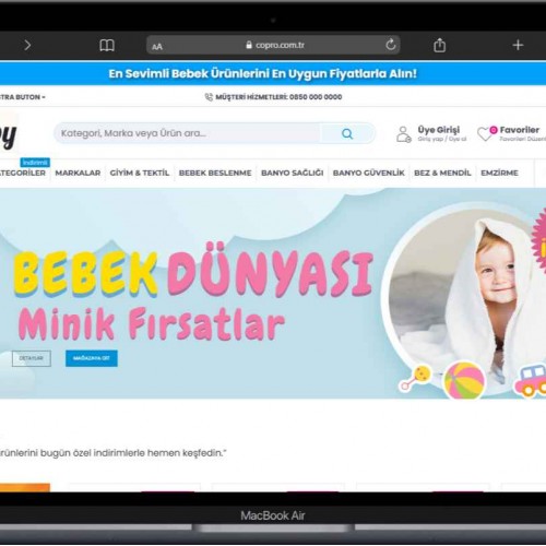 Bebek Ürünleri E-Ticaret Sitesi