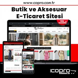  Butik ve Aksesuar E-Ticaret Sitesi