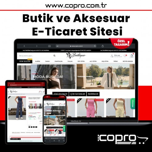 Butik ve Aksesuar E-Ticaret Sitesi  Butik ve Aksesuar E-Ticaret Sitesi