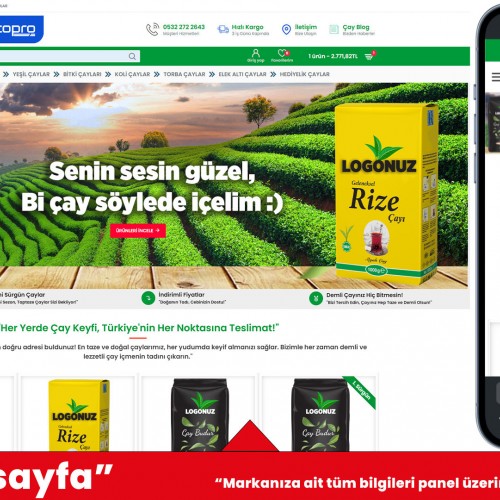 Çay Satış E-Ticaret Web Sitesi V1 Çay Satış E-Ticaret Web Sitesi V1