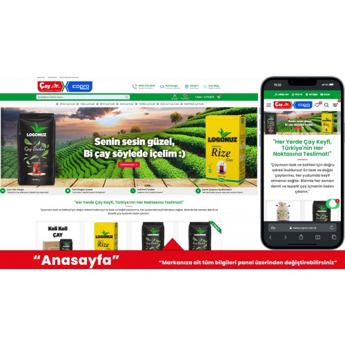 Çay Satış E-Ticaret Web Sitesi V1 Çay Satış E-Ticaret Web Sitesi V1
