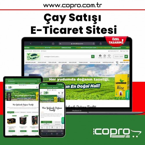 Çay Satışı E-Ticaret Sitesi V2 Çay Satışı E-Ticaret Sitesi V2