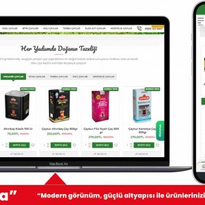 Çay Satışı E-Ticaret Sitesi V2 Çay Satışı E-Ticaret Sitesi V2