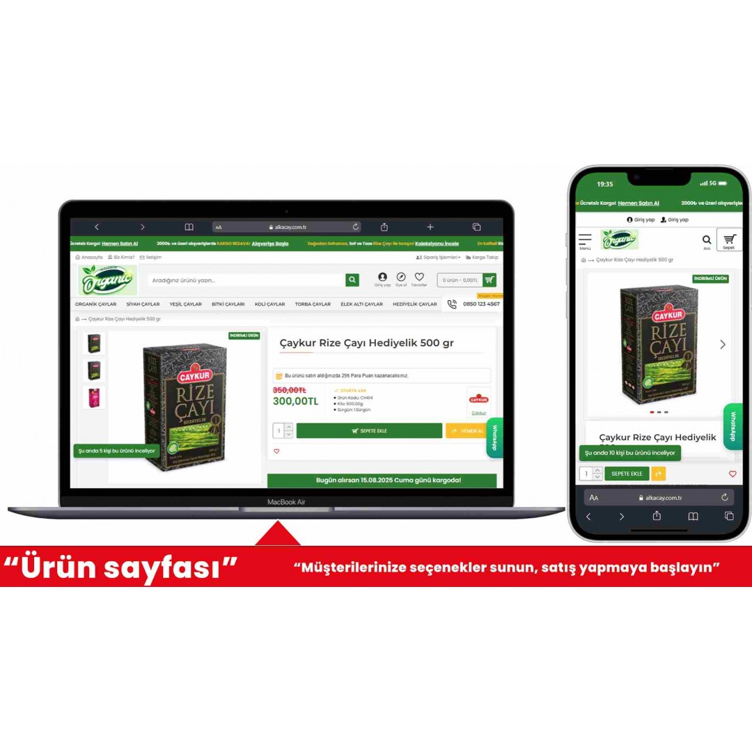 Çay Satışı E-Ticaret Sitesi V2 Çay Satışı E-Ticaret Sitesi V2