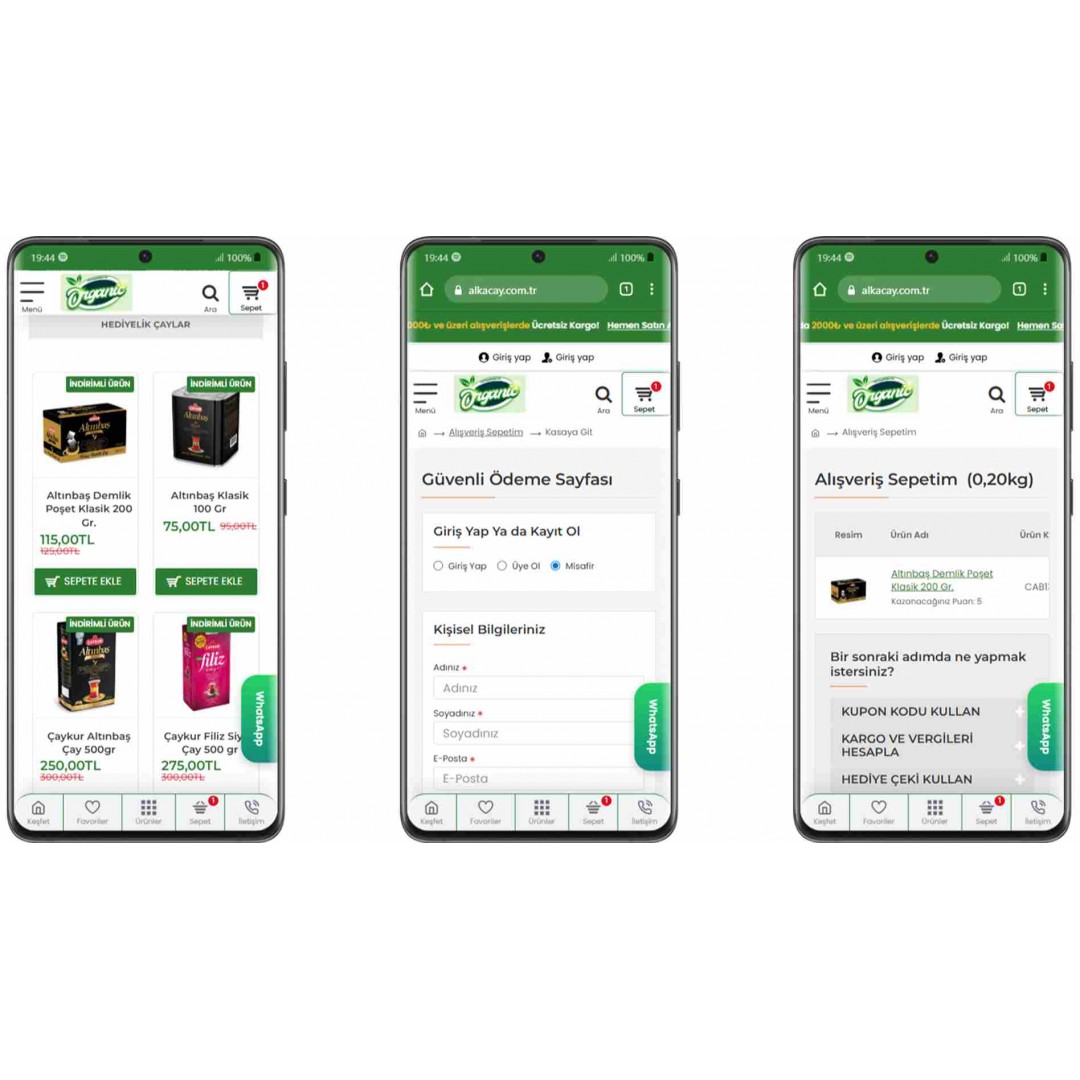 Çay Satışı E-Ticaret Sitesi V2 Çay Satışı E-Ticaret Sitesi V2