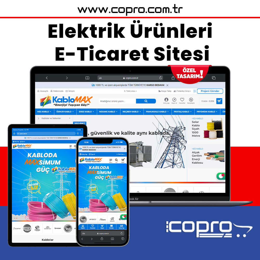 Elektrik Ürünleri E-Ticaret Sitesi Elektrik Ürünleri E-Ticaret Sitesi