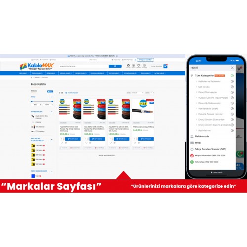 Elektrik Ürünleri E-Ticaret Sitesi