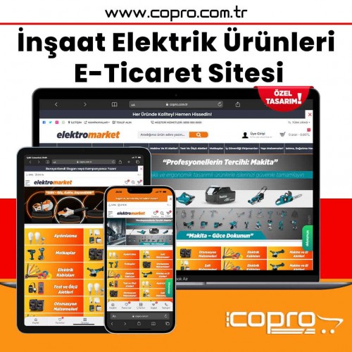 Elektrik ve Elektronik Ürünler E-Ticaret Sitesi
