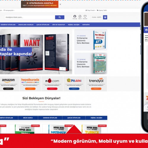 Kitap ve Kırtasiye E-Ticaret Sitesi Kitap ve Kırtasiye E-Ticaret Sitesi